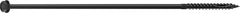 Camo 0365280 Structural Screw, 5/16 in Thread, 12 in L, Hex Head, Hex Drive, Sharp Point, PROTECH Ultra 4 Coated, 10