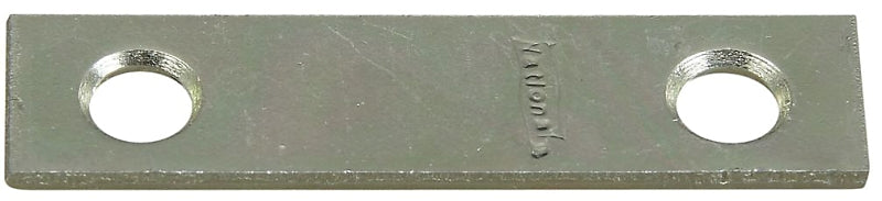 National Hardware N272-716 Mending Brace, 2 in L, 1/2 in W, Steel, Zinc, Screw Mounting