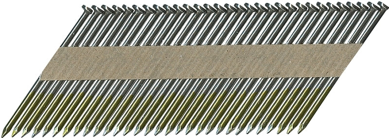 ProFIT 0600270 Framing Nail, 3 in L, 10-1/4 Gauge, Steel, Bright, Round Head, Smooth Shank