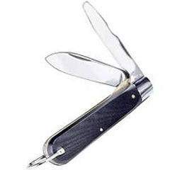 GB KF-200 Electricians Knife, Carbon Steel Blade, Black Handle