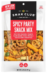 Snak Club 700530 Spicy Party Mix, Salty, 7.5 oz