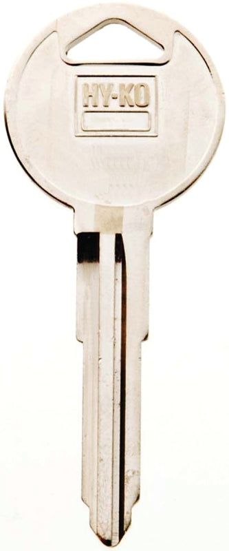 Hy-Ko 11010MZ17 Automotive Key Blank, Brass, Nickel, For: Mazda Vehicle Locks