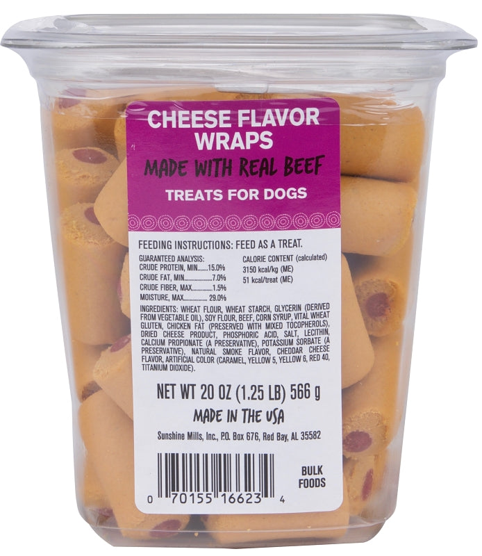 16623 20 OZ CHEESE FLAVR WRAPS