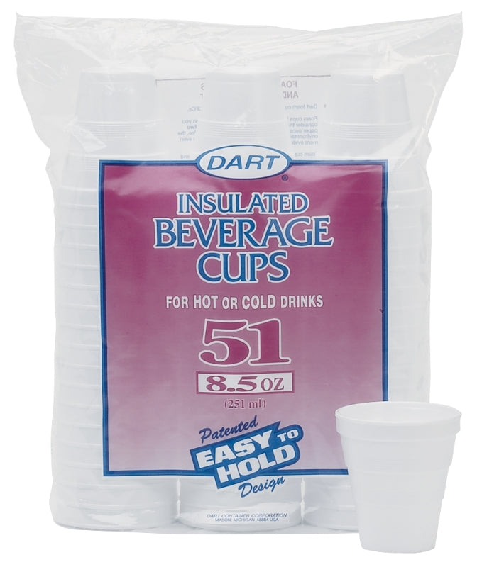 WinCup 951HW Beverage Cup, 8 oz Cup, Foam