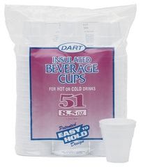 WinCup 951HW Beverage Cup, 8 oz Cup, Foam