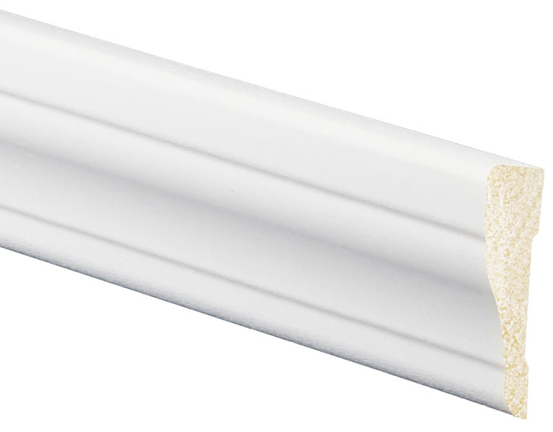 Inteplast Group 356 Series 53560700032 Casing Moulding, 7 ft L, 2-3/8 in W, 11/16 in Thick, Smooth Profile, Polystyrene