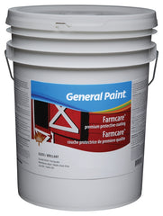 General Paint 47-041-20 General Purpose Farm Paint, Gloss, White, 5 gal, 300 to 400 sq-ft Coverage Area