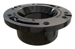 Oatey 43548 Closet Flange, 4 in Connection, ABS, Black, For: 4 in Pipes