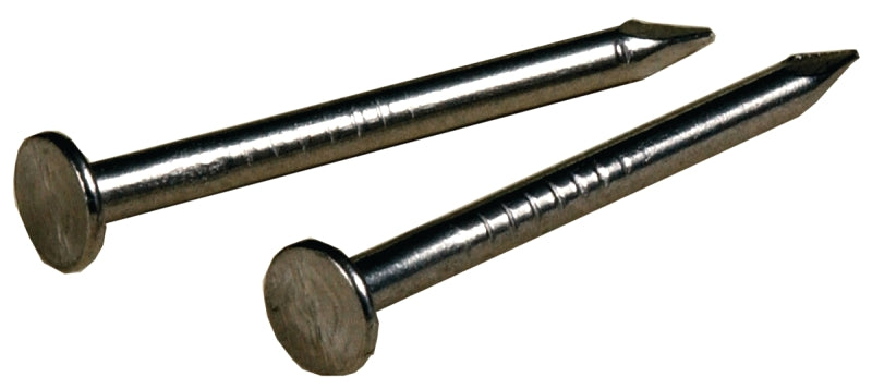 Hillman 122533 Wire Nail, 1-1/4 in L, Steel, Stainless Steel, Flat Head, Smooth Shank, 2 oz