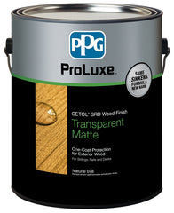 PPG Proluxe Cetol SRD SIK240-072/01 Wood Finish, Transparent, Butternut, Liquid, 1 gal, Can