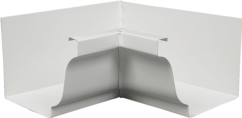 Amerimax 27201 Gutter Miter, Aluminum, White