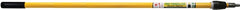 BENNETT PRO GLAS 612 Extension Pole, 6 to 12 ft L, Fiberglass, Yellow