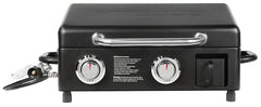 PIT BOSS Sportsman PB2BSPD Portable Gas Griddle, 18,000 Btu, Propane, 2-Burner