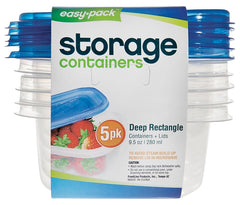 Easy Pack 8061 Storage Container, 9.25 oz Capacity, Plastic