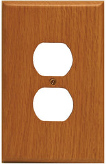 4-430D HONEY OAK WALLPLATE 1-D