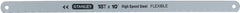 Stanley 15-808A Hacksaw Blade, 10 in L, 18 TPI, Steel Cutting Edge