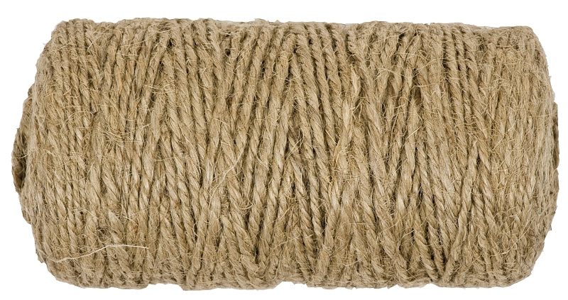Gardener's Blue Ribbon T029B Garden Twine, 200 ft L, Jute, Natural