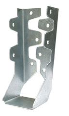 MiTek JL28IF-TZ Joist Hanger, 6-1/8 in H, 1-1/2 in D, 1-9/16 in W, 2 in x 8 to 10 in, Steel, Zinc, Face Mounting