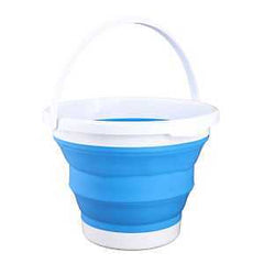 Coghlan's 2081 Collapsible Bucket, 10 L, PP/TPR Plastic, Blue/White