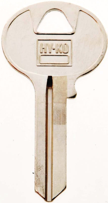 Hy-Ko 11010W1 Key Blank, Brass, Nickel, For: Wilson Bohannan Cabinet, House Locks and Padlocks