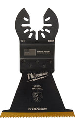 Milwaukee 49-25-1241 Blade, 2-1/2 in, 1-5/8 in D Cutting, HCS/Titanium
