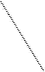 Stanley Hardware N179-481 Threaded Rod, #10-24 Thread, 36 in L, A Grade, Steel, Zinc, UNC Thread