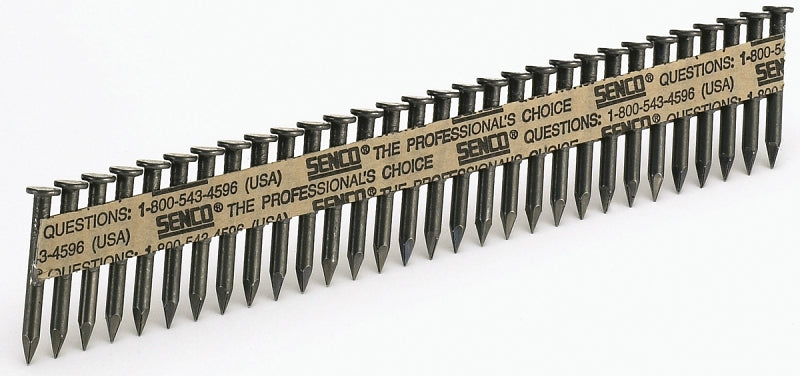 Senco MD25AHBD Connector Nail, 2-1/2 in L, 15 to 23, Metal, Sencote, Full Round Head