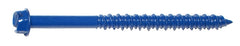 Midwest Fastener 10534 Masonry Screw, 1/4 in Dia, 3-1/4 in L, Steel