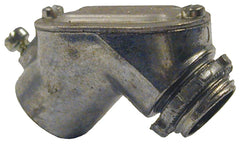 Hubbell PEEB050R1 Pull Elbow with Gasket, 90 deg Angle, 1/2 in, Zinc, Gray