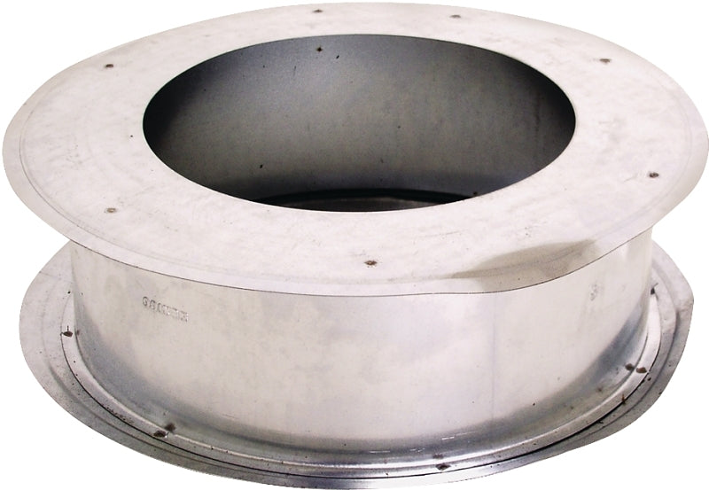 AmeriVent 5EWT Wall Thimble, 0.018 Gauge, Galvanized Steel, For: Type B Gas Vent Pipe