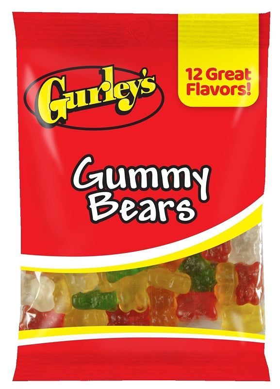 Gurley's 743780 Candy, Gummy, Gummy Bears Flavor, 5.75 oz