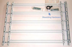 John Sterling 1130 Series 1135 Window Guard, 24 to 42 in W, 18 in H, Steel, White, 16-5/16 in Bar, 5-Bar