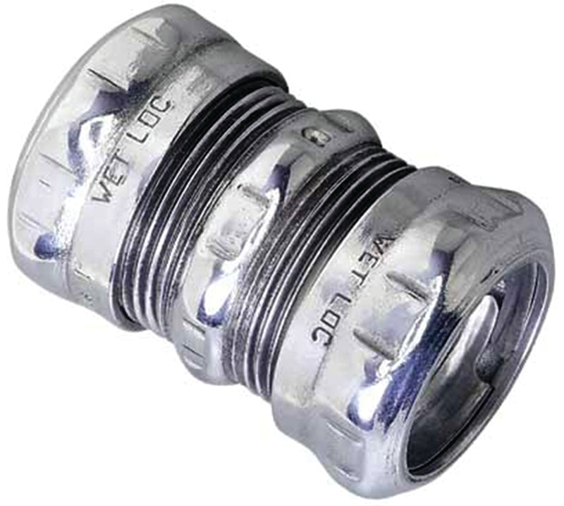 Halex 62615 Coupling, 1-1/2 in Compression, Steel