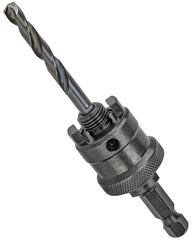DeWALT DAH9382PBM Hole Saw Arbor, 1/2-20 Thread, 3/8 in Shank, Hex Shank