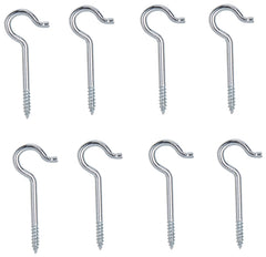 ProSource LR-316-PS Ceiling Hook, 10 lb Working Load, Steel, Silver, Zinc