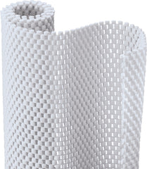 Con-Tact 04F-C6L52-06 Shelf and Drawer Liner, 4 ft L, 12 in W, Foam/PVC, Bright White