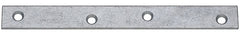 National Hardware N220-350 Mending Brace, 8 in L, 7/8 in W, Steel, Galvanized, Screw Mounting