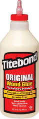 Titebond 5065 Wood Glue, Yellow, 1 qt Bottle