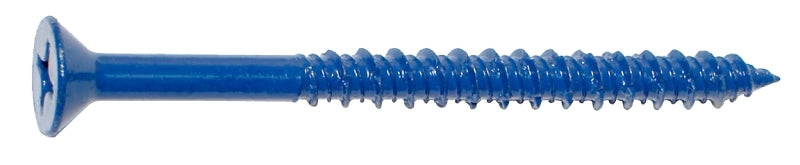 Midwest Fastener 10544 Masonry Screw, 1/4 in Dia, 3-1/4 in L, Steel