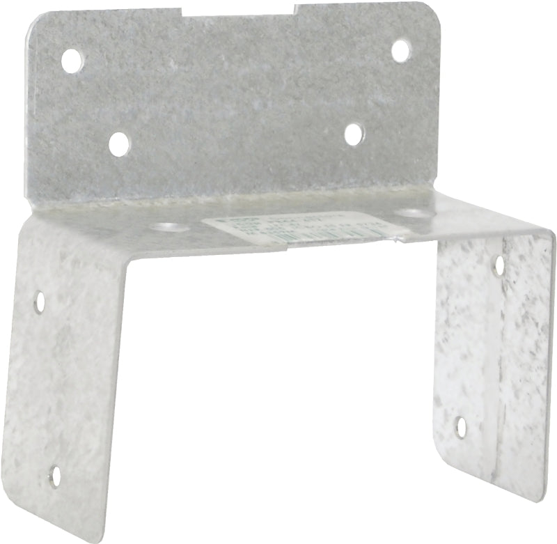 MiTek PB44-6TZ Post Cap, 4 x 4 in Post/Joist, Steel, Zinc