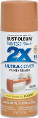 Rust-Oleum 334083 Spray Paint, Satin, Warm Caramel, 12 oz, Can