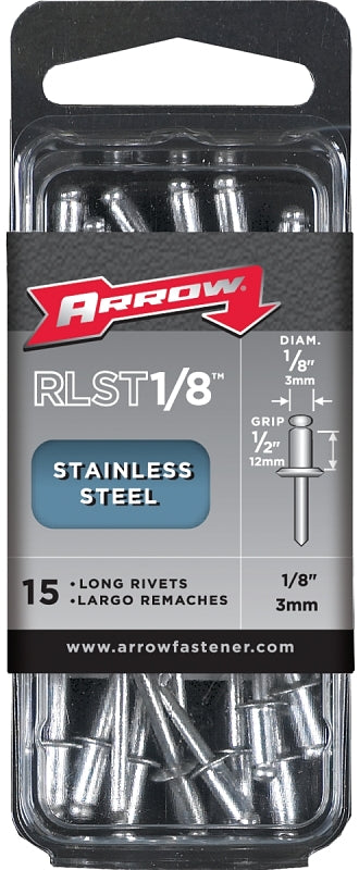 RLST1/8 1/8" RIVET LONG S STEE
