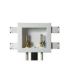 Oatey Quadtro 48202 Washing Machine Outlet Box, 1/2 in Connection, Polystyrene
