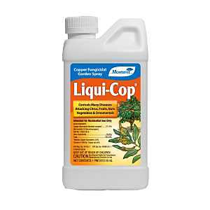 Liqui-Cop LG3104 Fungicide, Liquid, Dark Blue, 1 pt