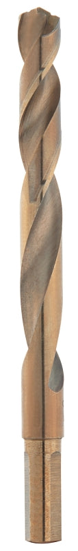 Milwaukee RED HELIX 48-89-2328 Drill Bit, 15/32 in Dia, 5.12 in OAL, 3/8 in Dia Shank, 3-Flat, Reduced Shank