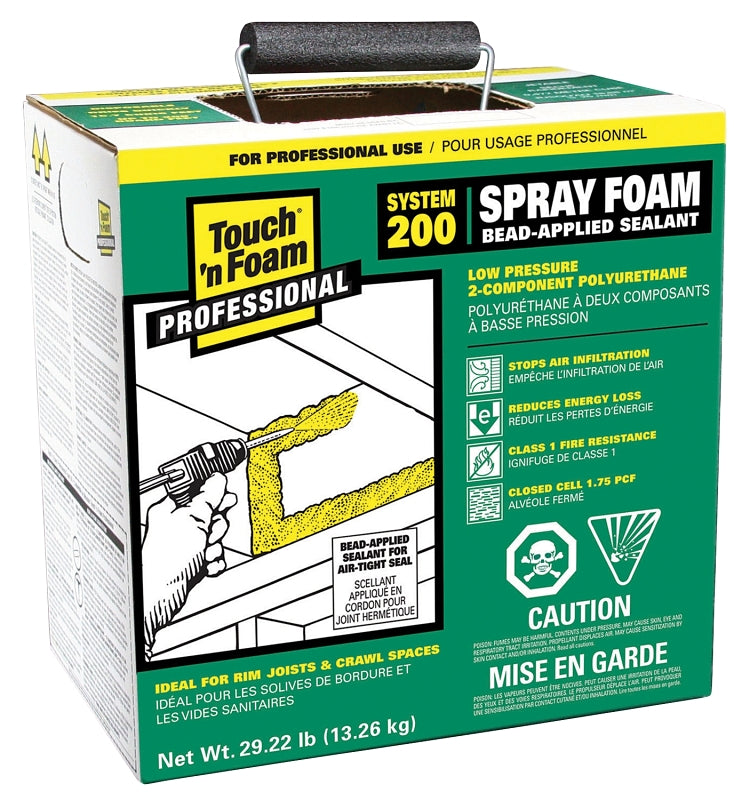 Touch 'n Foam 4006020200 Low Pressure Foam Sealant, Amber/Cream, 12.85 kg