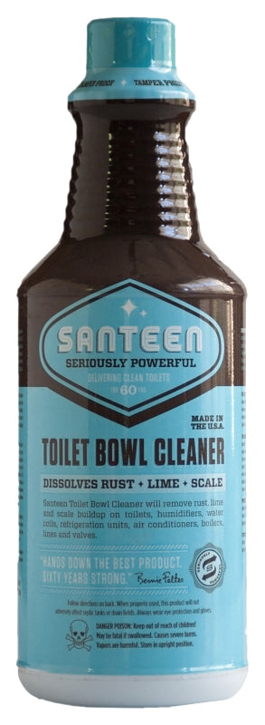Santeen 100-6 Toilet Bowl Cleaner/Delimer, 32 oz