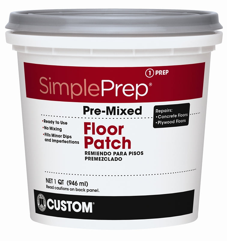 CUSTOM FPQT Pre Mixed Floor Patch, 1 qt Pail