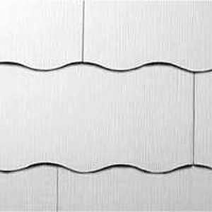 GAF Purity WeatherSide Series 2214000WG Shingle Siding, 12 in L Nominal, 24 in W Nominal, 11/64 in Thick Nominal, White