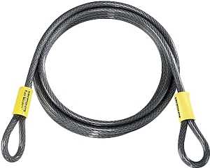 Schlage 999263 Flexible Cable Lock, 3/8 in Dia Shackle, Steel Body